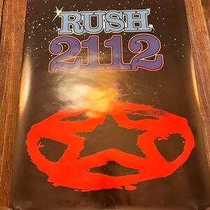 Rush 2112 Poster Starman 2005 Anthem Original Vintage Poster